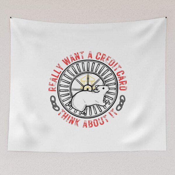 Item preview, The Rat Race "Credit Card Debt" designed and sold by KMRmerchDesigns.