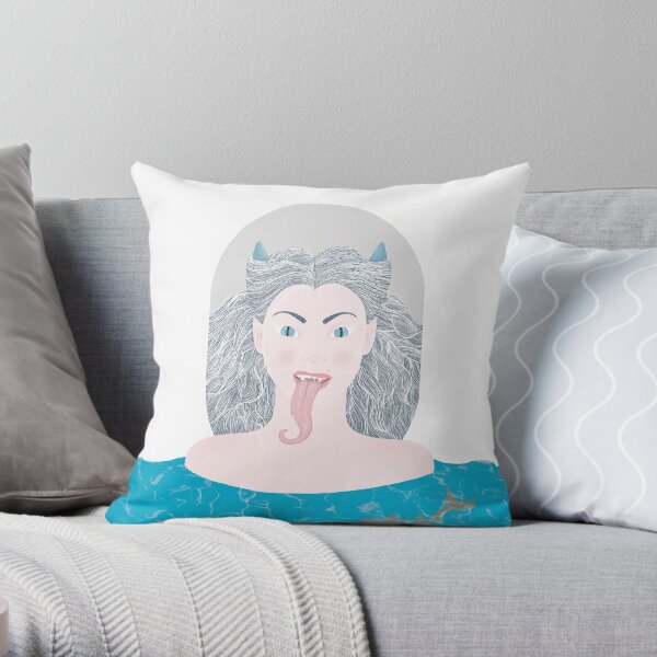 Sea Witch Throw Pillow