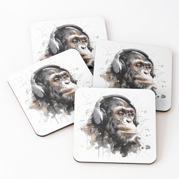 Item preview, Chimp Listning To Mozart designed and sold by larsbw.