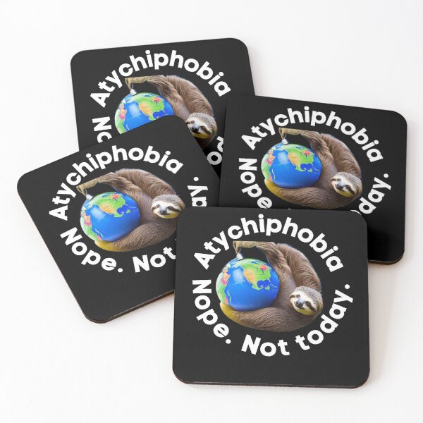 Item preview, Funny Atychiphobia. Nope. Not today. designed and sold by Dunbi1010.