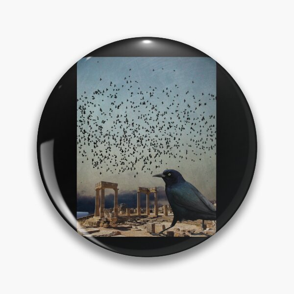 Item preview, Greek Ruins & Blackbirds designed and sold by CannyGoods.