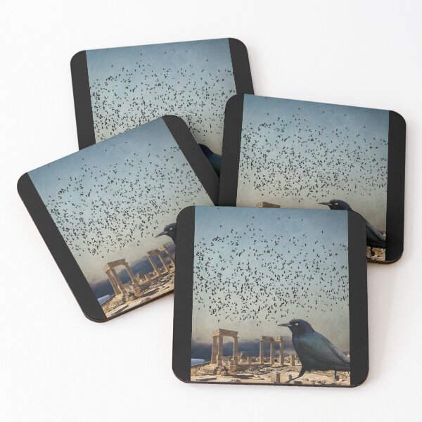 Item preview, Greek Ruins & Blackbirds designed and sold by CannyGoods.