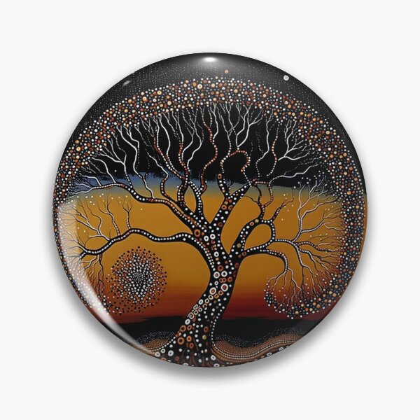 Item preview, Aboriginal dot art, native Australian artwork designed and sold by SvarunPogani.