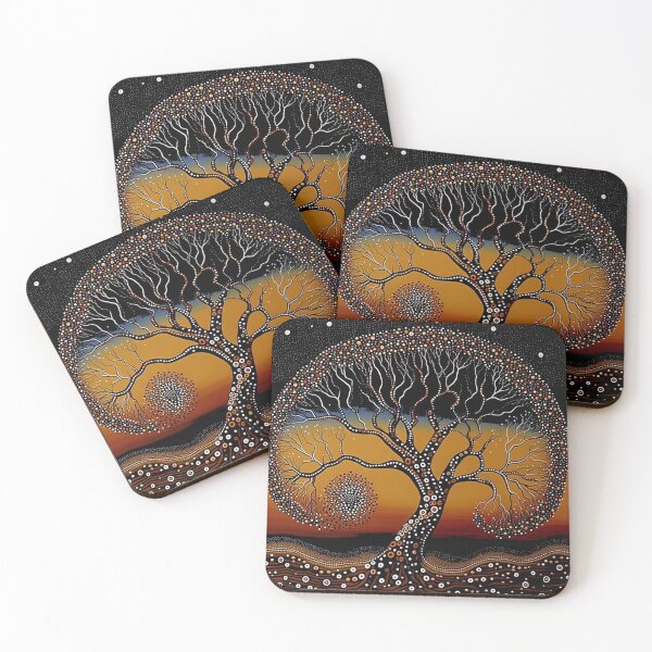 Item preview, Aboriginal dot art, native Australian artwork designed and sold by SvarunPogani.