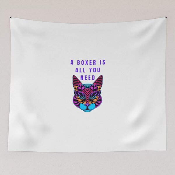 Item preview, A Boxer is all you need - Purple Design designed and sold by funkyfreshfinds.