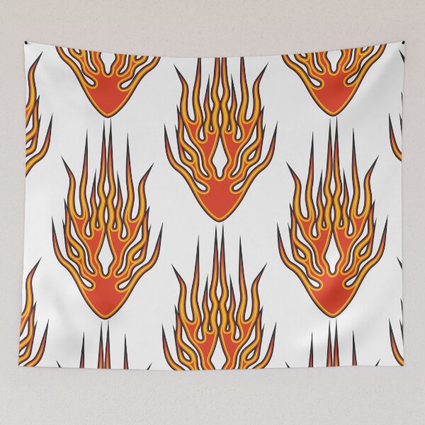 Item preview, Red Hot Rod Flames designed and sold by Sameart ⭐⭐⭐⭐⭐.