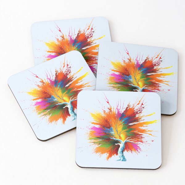 Item preview, Tree exploding in colour designed and sold by TheScruffyGoose.
