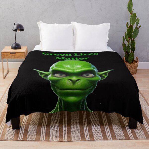Item preview, Green Lives Matter Alien designed and sold by Zoe Correro.
