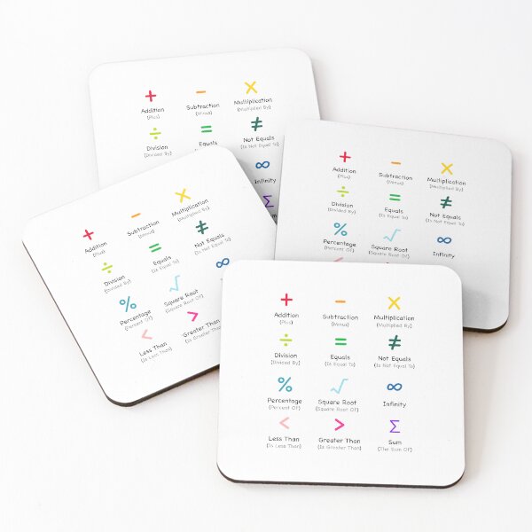 Item preview, Kids Educational - Maths Symbols designed and sold by Graham Baitson.