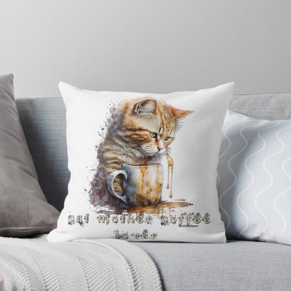 Item preview, cat mother coffee lover designed and sold by princevb2011.