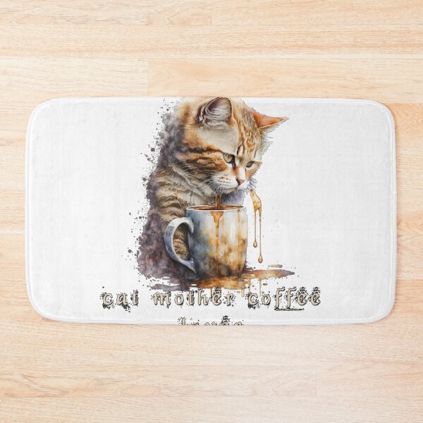 Item preview, cat mother coffee lover designed and sold by princevb2011.