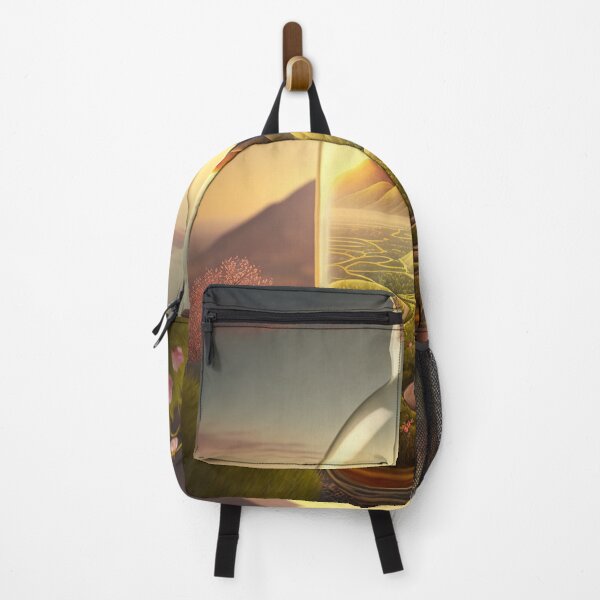 Item preview, Country landscape, mountains, roads, artwork in a glass bottle 13 designed and sold by jetaiart.
