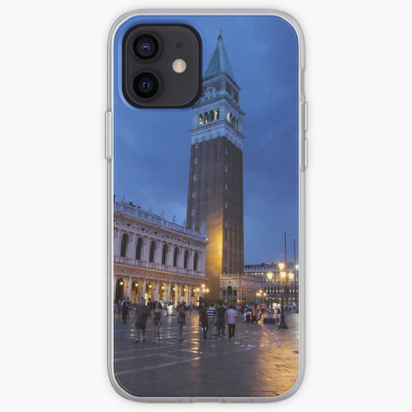 Италия, Венеция, башня, Площадь Святого Марка - Italy, Venice, Tower, St. Mark's Square iPhone Soft Case