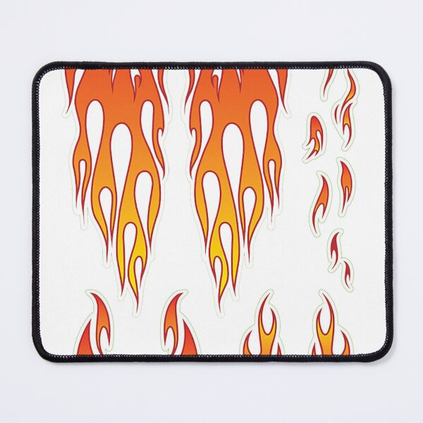 Item preview, Red Hot Rod Flames designed and sold by Sameart ⭐⭐⭐⭐⭐.