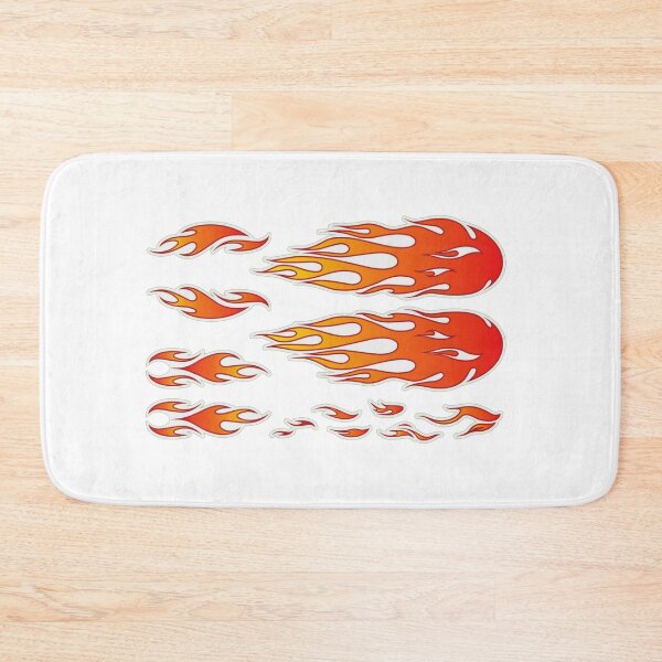 Item preview, Red Hot Rod Flames designed and sold by Sameart ⭐⭐⭐⭐⭐.