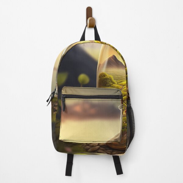 Item preview, Country landscape, mountains, roads, artwork in a glass bottle 14 designed and sold by jetaiart.