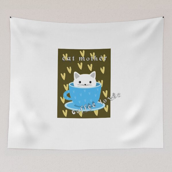 Item preview, cat mother coffee lover designed and sold by princevb2011.