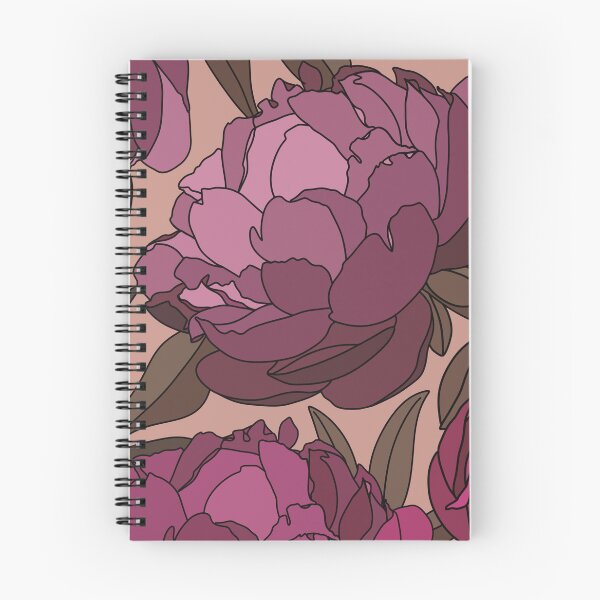 Item preview, The velvet and pink peonies in a lovely pattern on a pale pink background designed and sold by marina63.