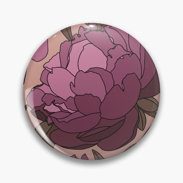 Item preview, The velvet and pink peonies in a lovely pattern on a pale pink background designed and sold by marina63.
