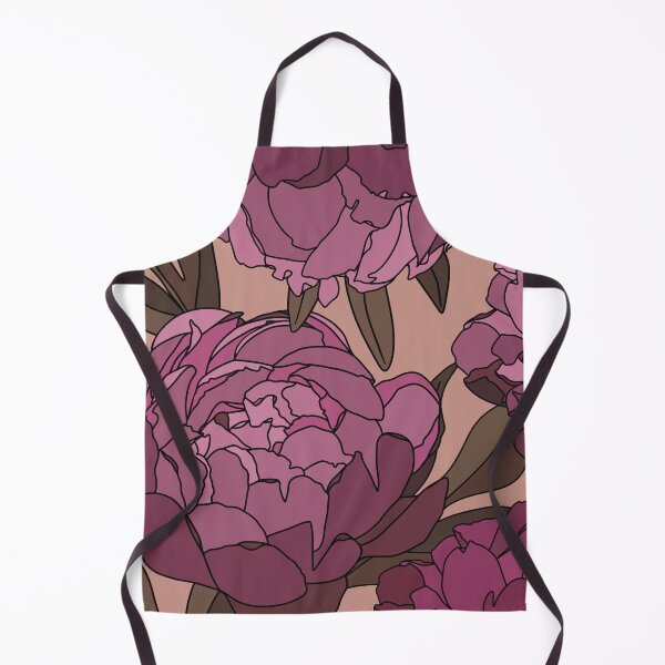 Item preview, The velvet and pink peonies in a lovely pattern on a pale pink background designed and sold by marina63.