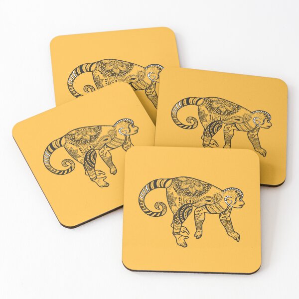 Item preview, Mehndi monkey designed and sold by gllemm.