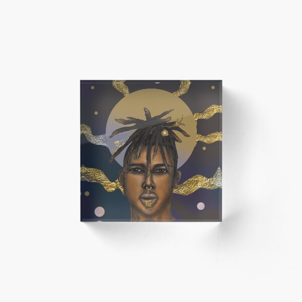 Afrocosmos II Acrylic Block