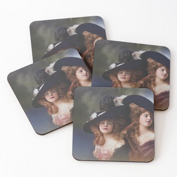 Item preview, Beautiful vintage photograph of two lovely women in 1906 designed and sold by Photopat.