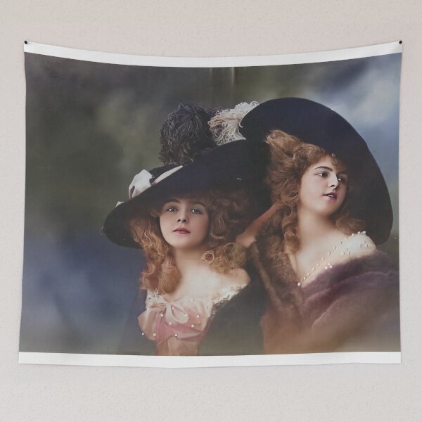 Item preview, Beautiful vintage photograph of two lovely women in 1906 designed and sold by Photopat.