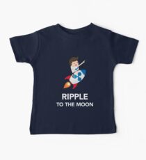 Ripple Münze zum Mond Baby T-Shirt
