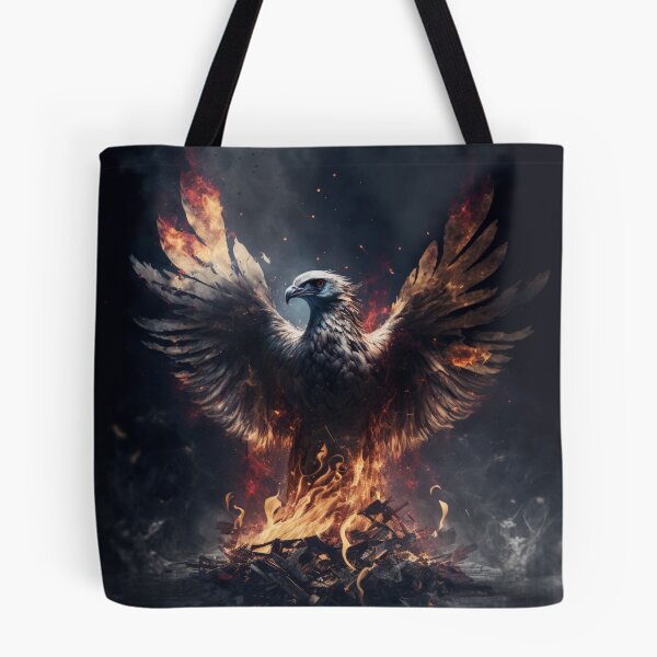 Item preview, Phoenix Rising From The Ashes - Phoenix Bird designed and sold by letsgetinspired.