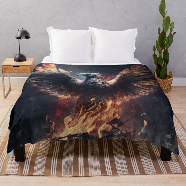 Item preview, Phoenix Rising From The Ashes - Phoenix Bird designed and sold by letsgetinspired.