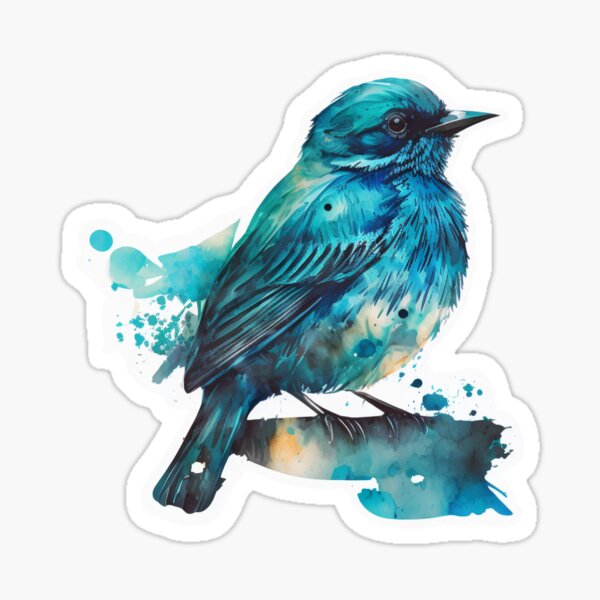 Bleu Bird Stickers for Sale