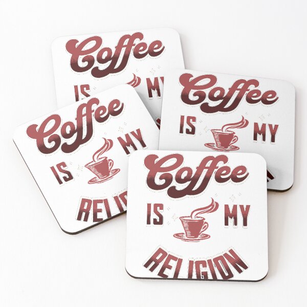 Item preview, Coffee is My Religion T-Shirt design 2023 designed and sold by T3goods.