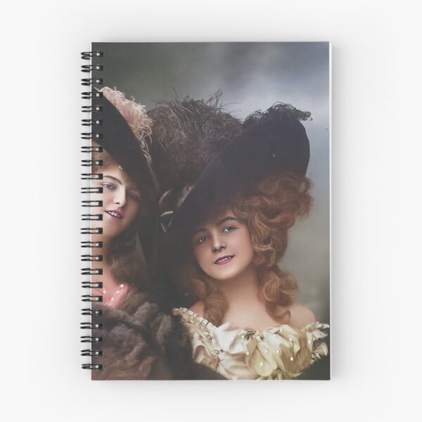 Item preview, Beautiful vintage photograph of two lovely girls in 1906 designed and sold by Photopat.