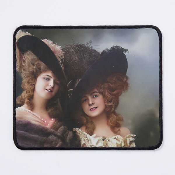 Item preview, Beautiful vintage photograph of two lovely girls in 1906 designed and sold by Photopat.