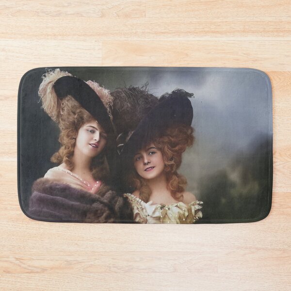 Item preview, Beautiful vintage photograph of two lovely girls in 1906 designed and sold by Photopat.