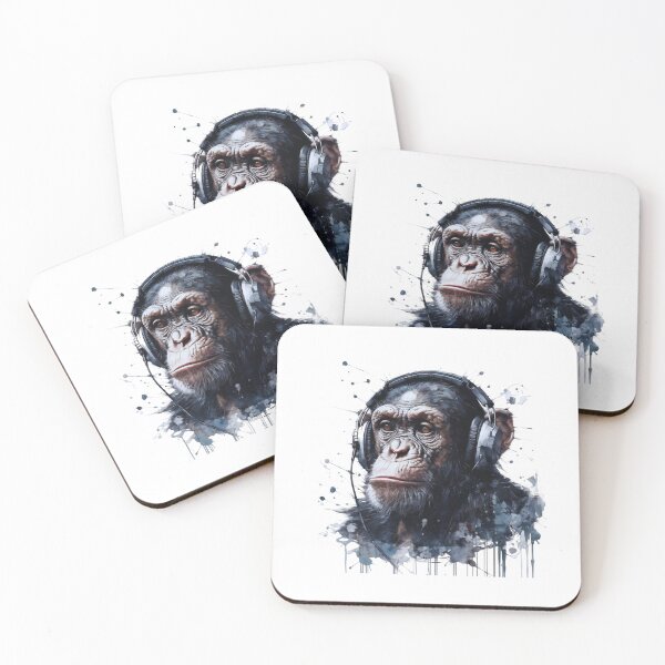 Item preview, Chimp Listning To Mozart designed and sold by larsbw.