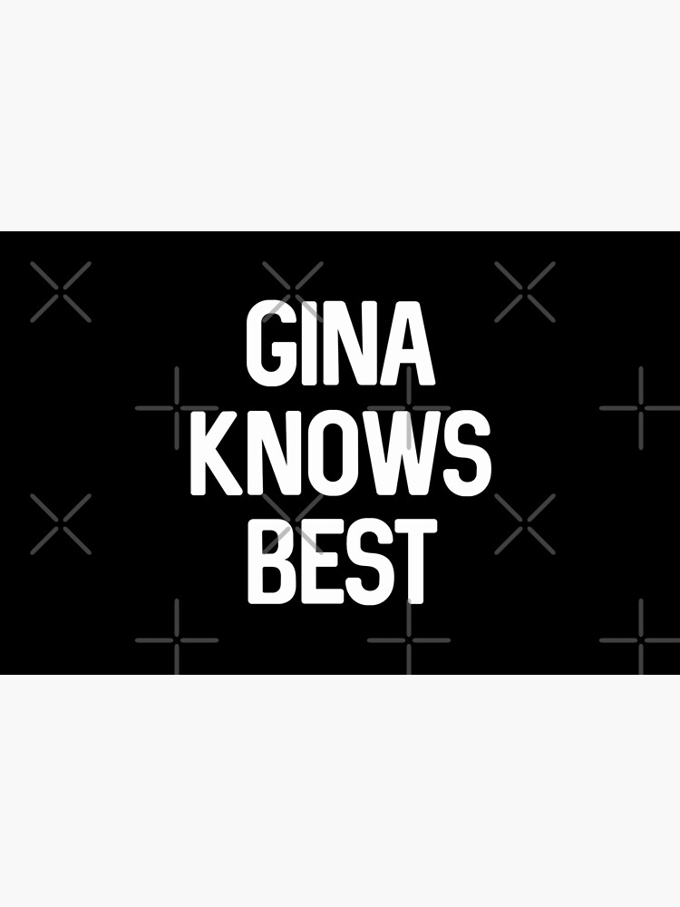 gina knows best by halfabubble