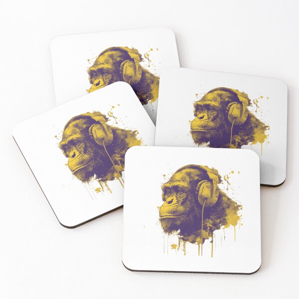 Item preview, Chimp Listning To Mozart designed and sold by larsbw.