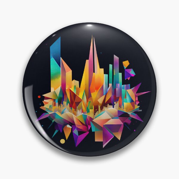 Item preview, Colorful geometric Crystal Tokyo designed and sold by etherElric.