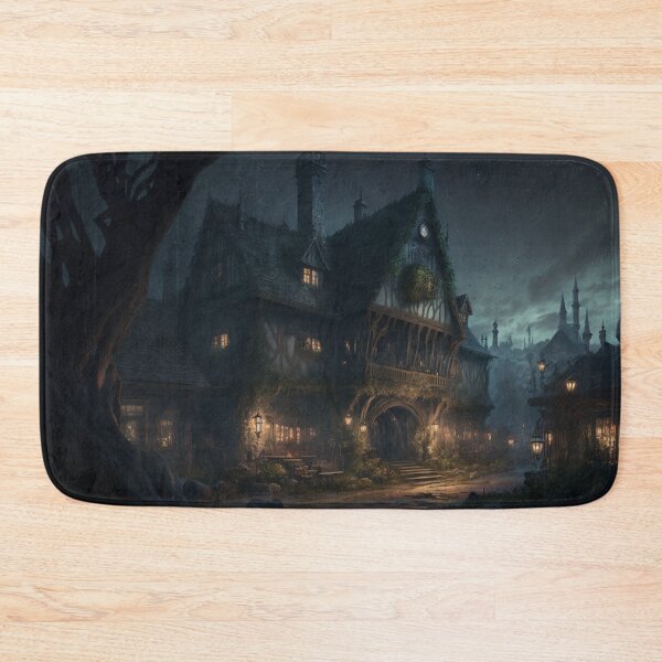 Item preview, Village At Night designed and sold by letsgetinspired.