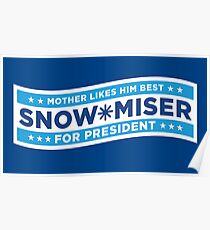 Snow Miser for President Poster