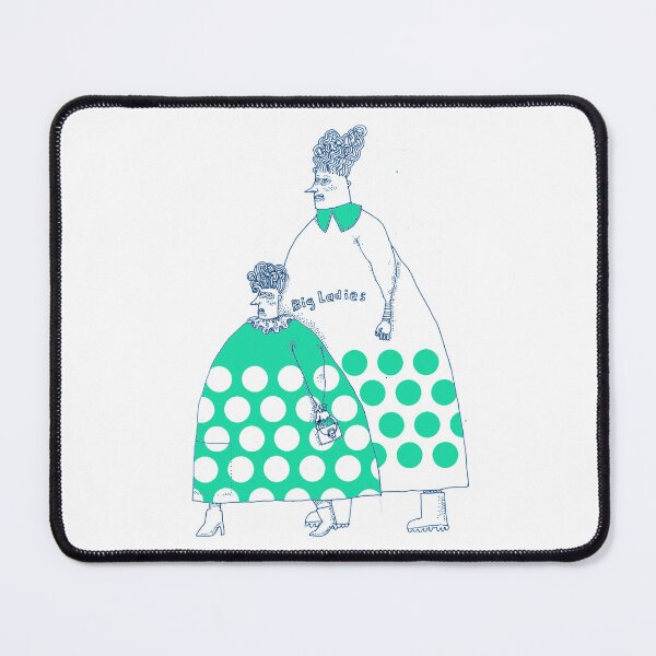 Item preview, Two big ladies in matching dresses. designed and sold by KJMilner.