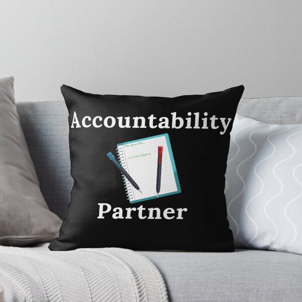 Item preview, Accountability Partner - White Text designed and sold by TheKnightWriter.