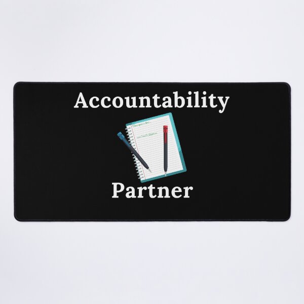 Item preview, Accountability Partner - White Text designed and sold by TheKnightWriter.