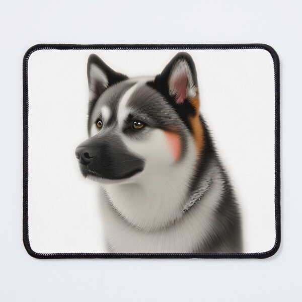 Item preview, Akita dog, charcoal drawing Ai Generated Art designed and sold by ACC .