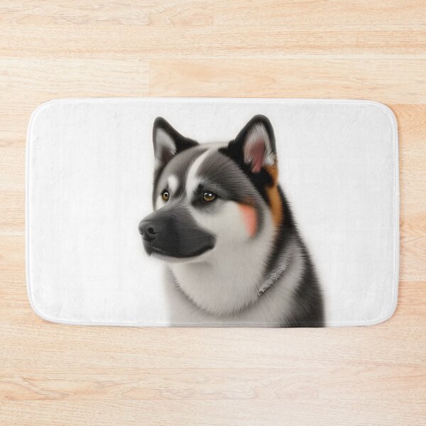 Item preview, Akita dog, charcoal drawing Ai Generated Art  designed and sold by ACC .
