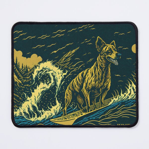 Item preview, Dog surfing designed and sold by Javier Narváez Solarte.