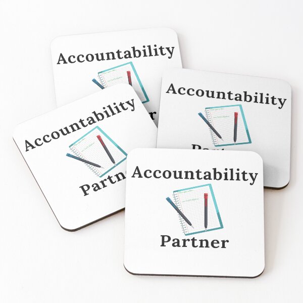 Item preview, Accountability Partner - Black Text designed and sold by TheKnightWriter.