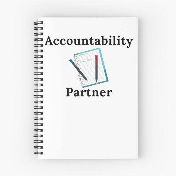 Item preview, Accountability Partner - Black Text designed and sold by TheKnightWriter.